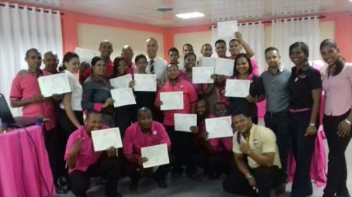 Training Course in Chic Bluediamond Hotel.Punta Cana 2016